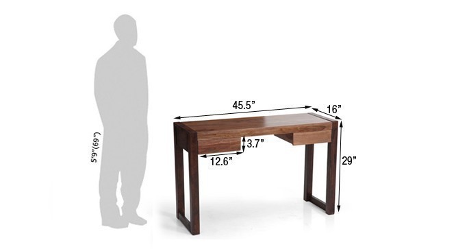 EDWARD STUDY TABLE  (Honey finish)